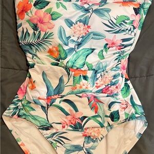 Tommy Bahama Tropical Bandeau Swimsuit